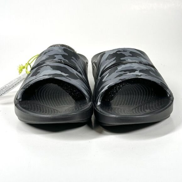 OOFOS OOAHH Sport Slide - Black Camo Sandals Men’s 7 / Women’s 9 New - Picture 2 of 13